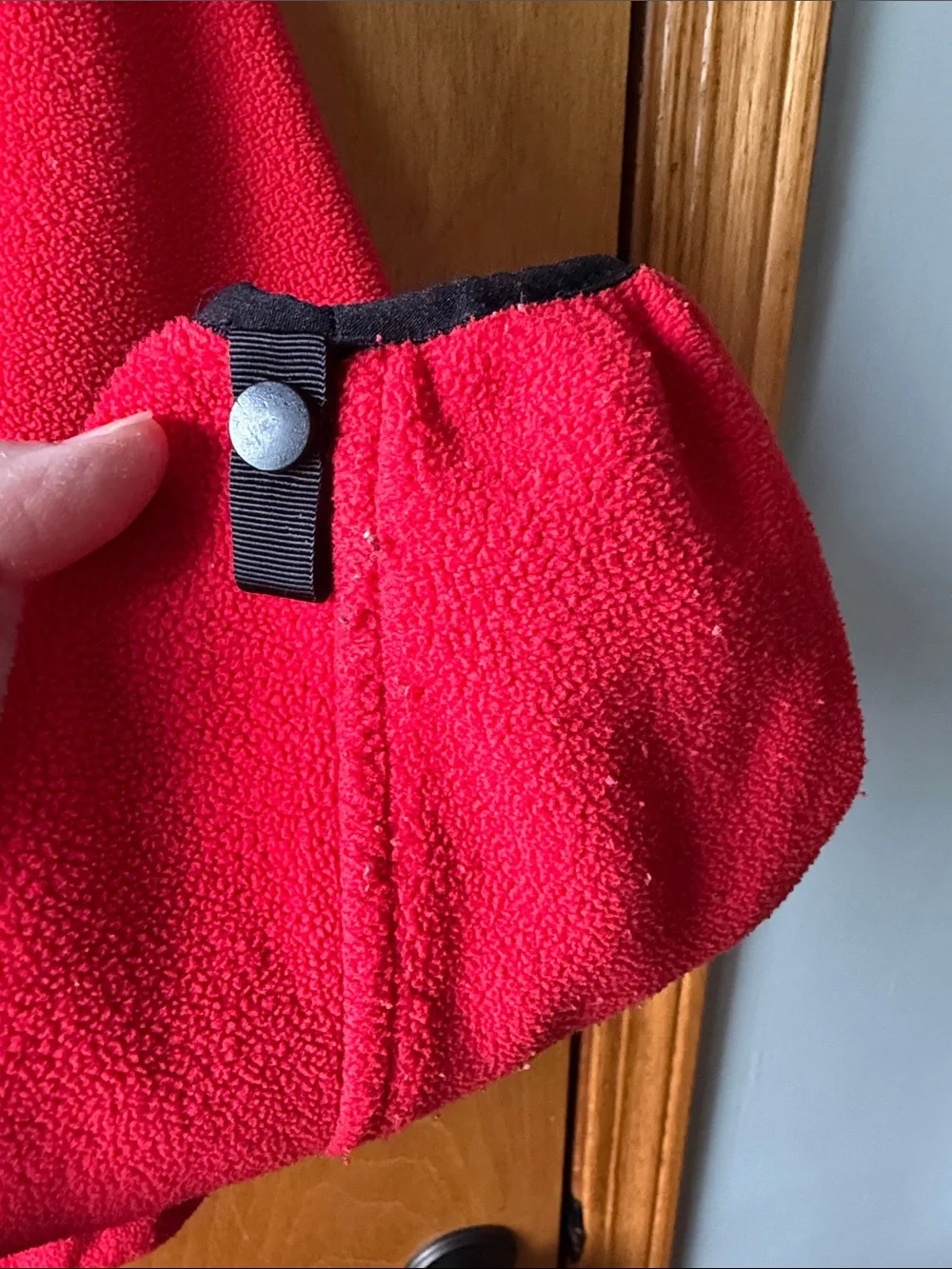North face boys inner shell red